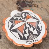 Acoma Pueblo Polychrome Canteen