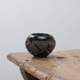 Madeline Naranjo and Adrian Garcia Small Blackware Pot