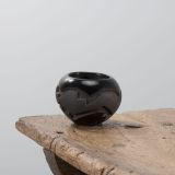 Madeline Naranjo and Adrian Garcia Small Blackware Pot