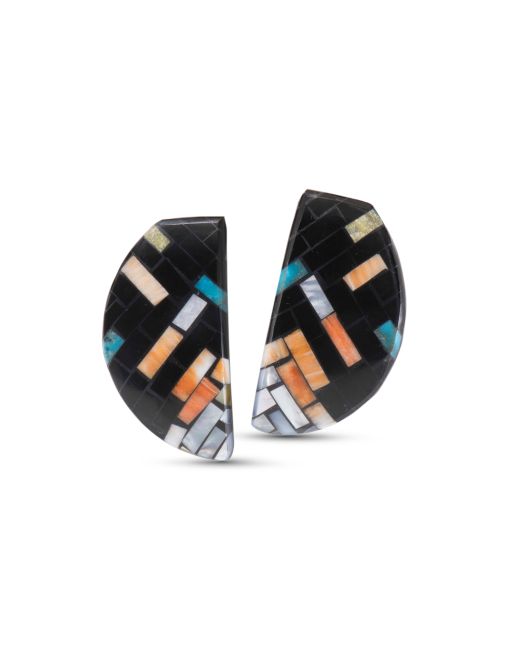 Janalee Reano Mosaic Inlay Post Earrings