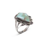 Vintage Navajo Turquoise Ring