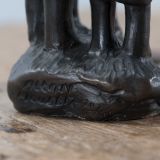 Allan Houser “Friendly Talk” Bronze Sculpture, Edition 18 of 100