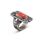 Steve Arviso Coral Ring