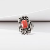 Steve Arviso Coral Ring