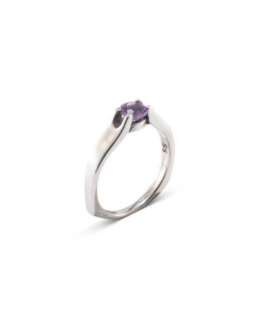 Supersmith Inc Sterling Silver Ring with Amethyst