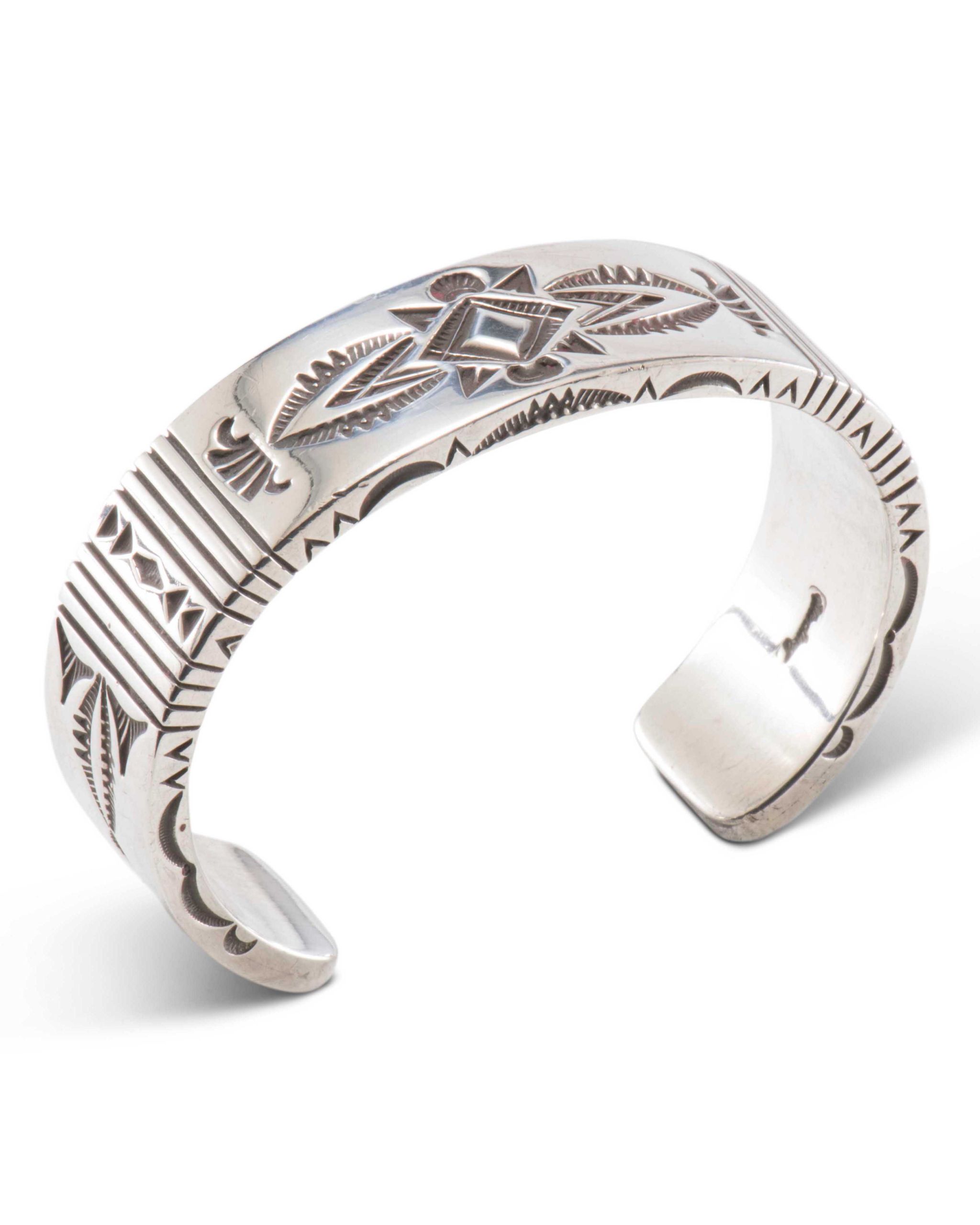 Thomas Curtis Heavy Stamped Cuff - Four Winds Gallery