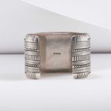 Thomas Curtis Wide Sterling Silver Stamped Cuff