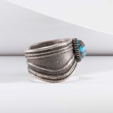 Tony Abeyta Persian Turquoise Wave Cuff
