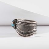 Tony Abeyta Persian Turquoise Wave Cuff