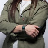 Tony Abeyta Persian Turquoise Wave Cuff