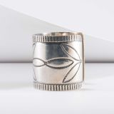 Sam Roanhorse Wide Sterling Silver Cuff