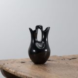 Sharon Naranjo Garcia Blackware Wedding Vase with Bear Paw Symbol