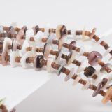 Vintage Pueblo Four Strand Various Shell Necklace