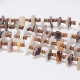 Vintage Pueblo Four Strand Various Shell Necklace