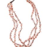 Three Strand Conch Shell Necklace