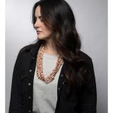 Three Strand Conch Shell Necklace