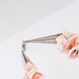 Three Strand Conch Shell Necklace