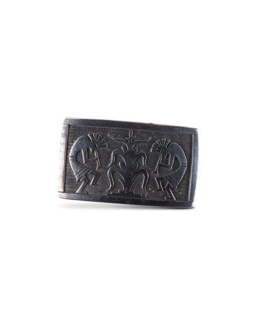 Bradley Gashwazra Kokopelli Overlay Kopavi Belt Buckle