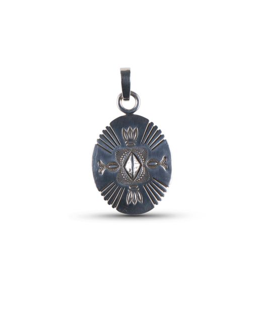 Jennifer Curtis Stamped Sterling Silver Pendant