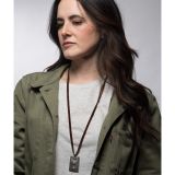 Jesse Robbins Coin Silver Necklace with Repoussé Stampwork