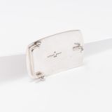 Julian Lovato Lone Mountain Turquoise Belt Buckle