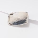 Julian Lovato Turquoise and Sterling Silver Belt Buckle
