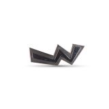 Norbert Peshlakai Sterling Silver Mountain Pin
