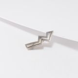 Norbert Peshlakai Sterling Silver Mountain Pin