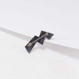 Norbert Peshlakai Sterling Silver Mountain Pin