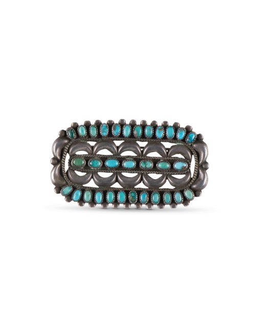 Vintage Zuni Turquoise Pin