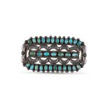 Vintage Zuni Turquoise Pin