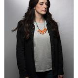 Janalee Reano Mosaic Inlay Reversible Statement Necklace