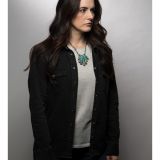 Charlene Reano Mosaic Inlay Reversible Statement Necklace