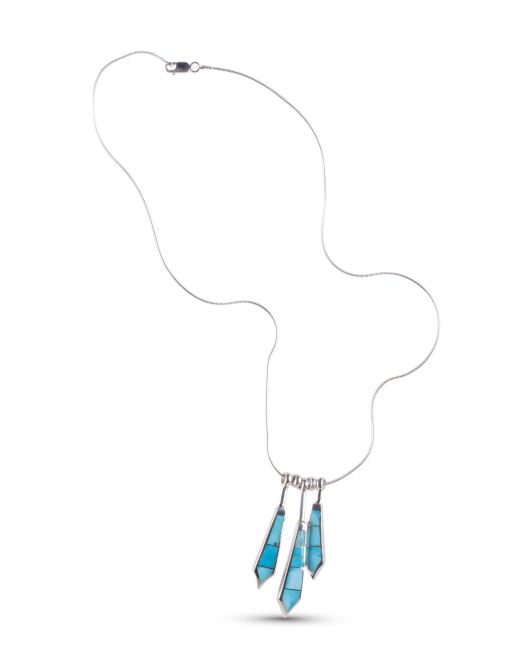 Supersmith Inc Arizona Blue Collection Triple Pendant Necklace