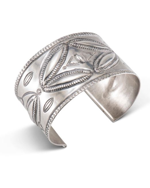 Vintage Navajo Guild Sterling Silver Cuff
