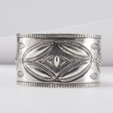 Vintage Navajo Guild Sterling Silver Cuff