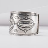 Vintage Navajo Guild Sterling Silver Cuff