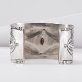 Vintage Navajo Guild Sterling Silver Cuff