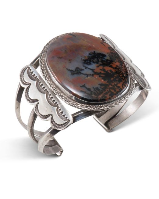 Vintage Navajo Petrified Wood Cuff