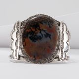 Vintage Navajo Petrified Wood Cuff