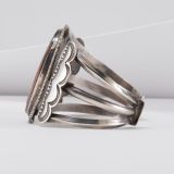 Vintage Navajo Petrified Wood Cuff