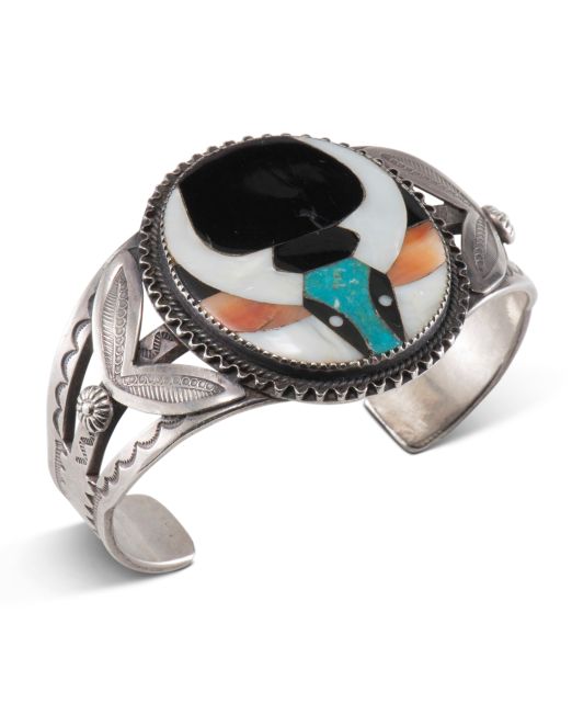 Vintage Zuni Multi Stone Inlay Cuff
