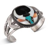 Vintage Zuni Multi Stone Inlay Cuff