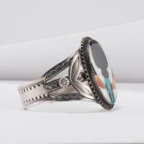 Vintage Zuni Multi Stone Inlay Cuff
