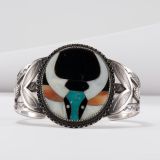 Vintage Zuni Multi Stone Inlay Cuff