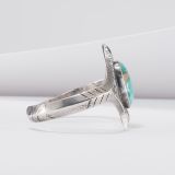 Vintage Navajo Cast Cuff with Turquoise Circa 1940’s