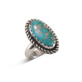 Lorenzo Tafoya Turquoise Ring