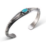 Fritson Toledo Cuff with Turquoise Terminals