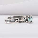Fritson Toledo Five Stone Turquoise Cuff