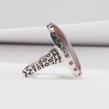 Jared Chavez Botswana Agate and Structured Series Ring